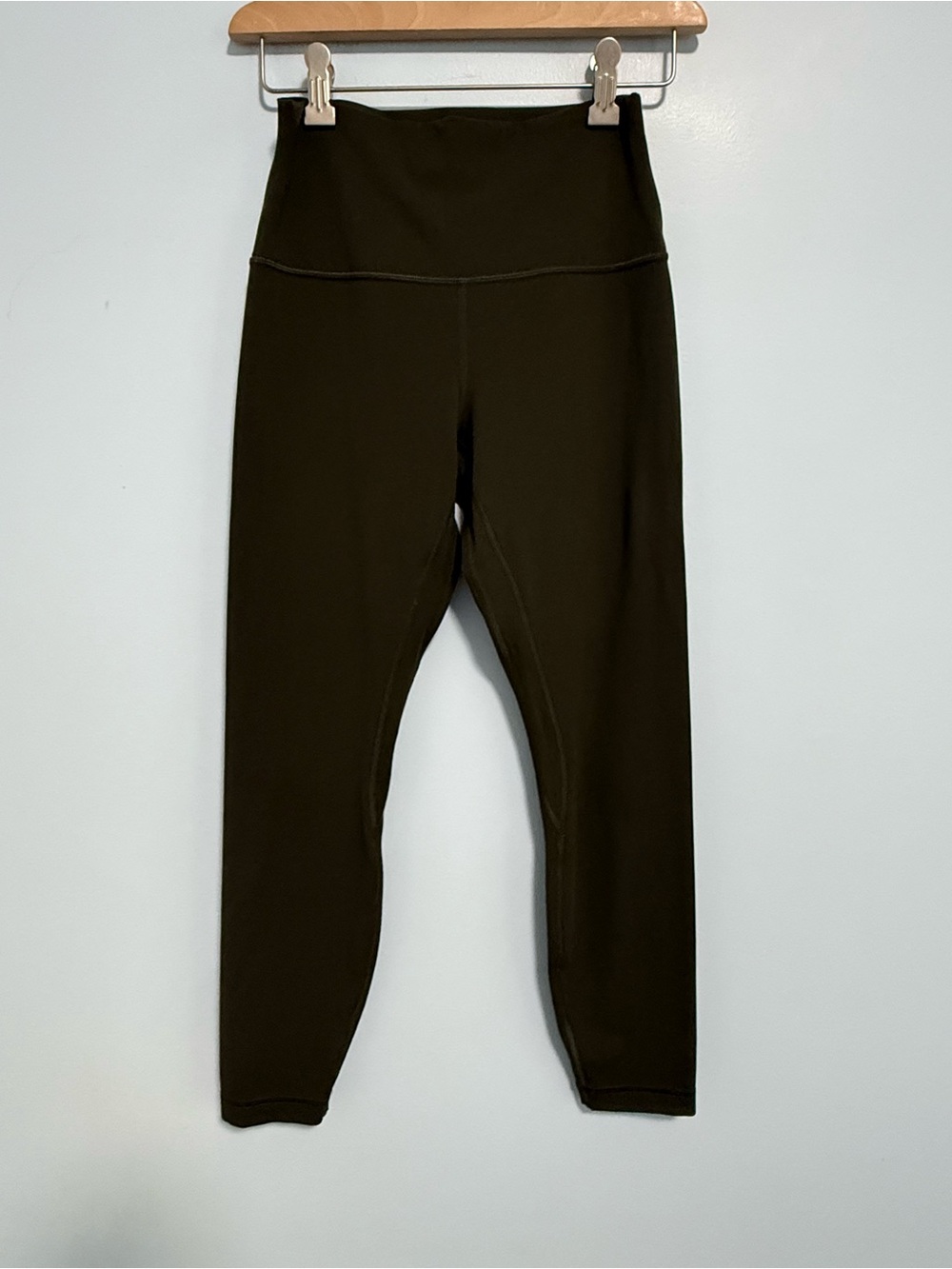 Lululemon Align High-Rise Pant 25” Dark Olive Green Leggings Size 6